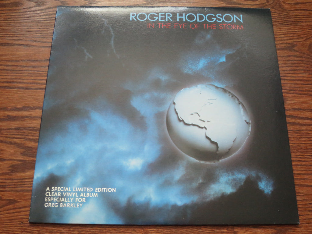 Roger Hodgson - In The Eye Of The Storm (personalized promo) - LP UK Vinyl Album Record Cover