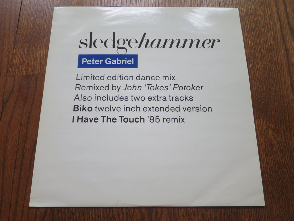 Peter Gabriel - Sledgehammer 12" - LP UK Vinyl Album Record Cover