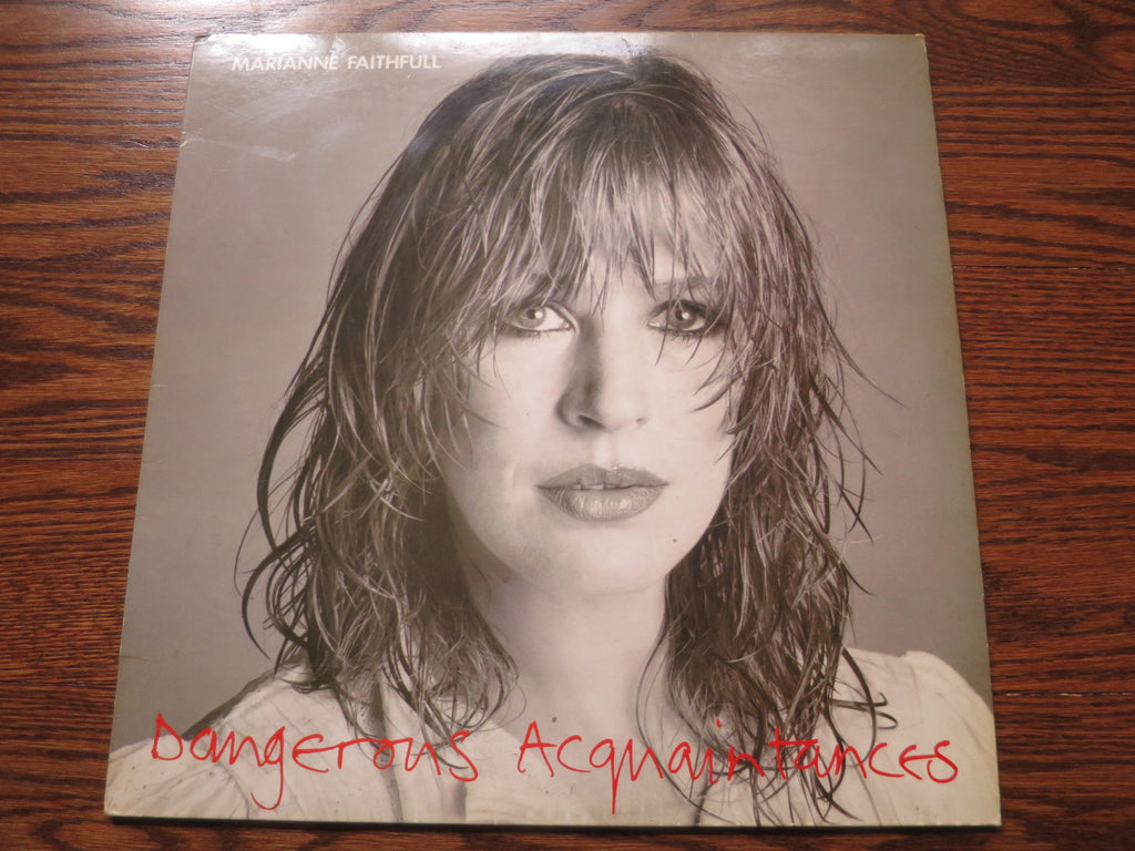 Marianne Faithful - Dangerous Acquaintances - LP UK Vinyl Album Record Cover