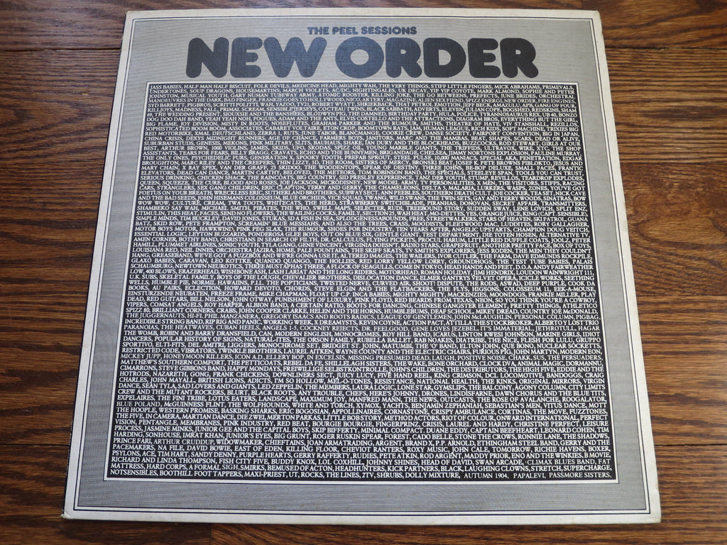 New Order - The Peel Sessions - LP UK Vinyl Album Record Cover