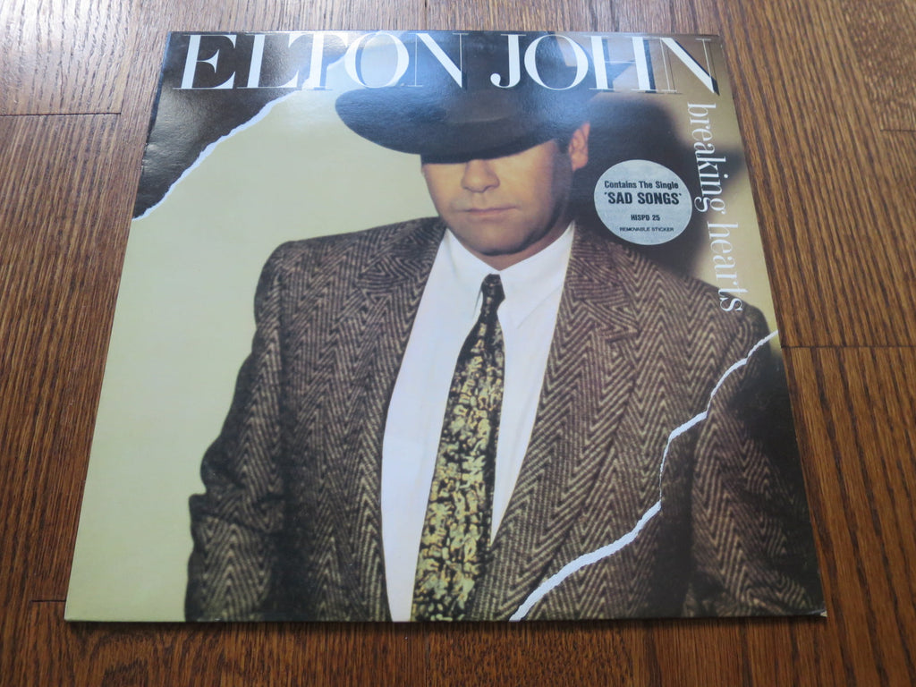 Elton John - Breaking Hearts 2two - LP UK Vinyl Album Record Cover