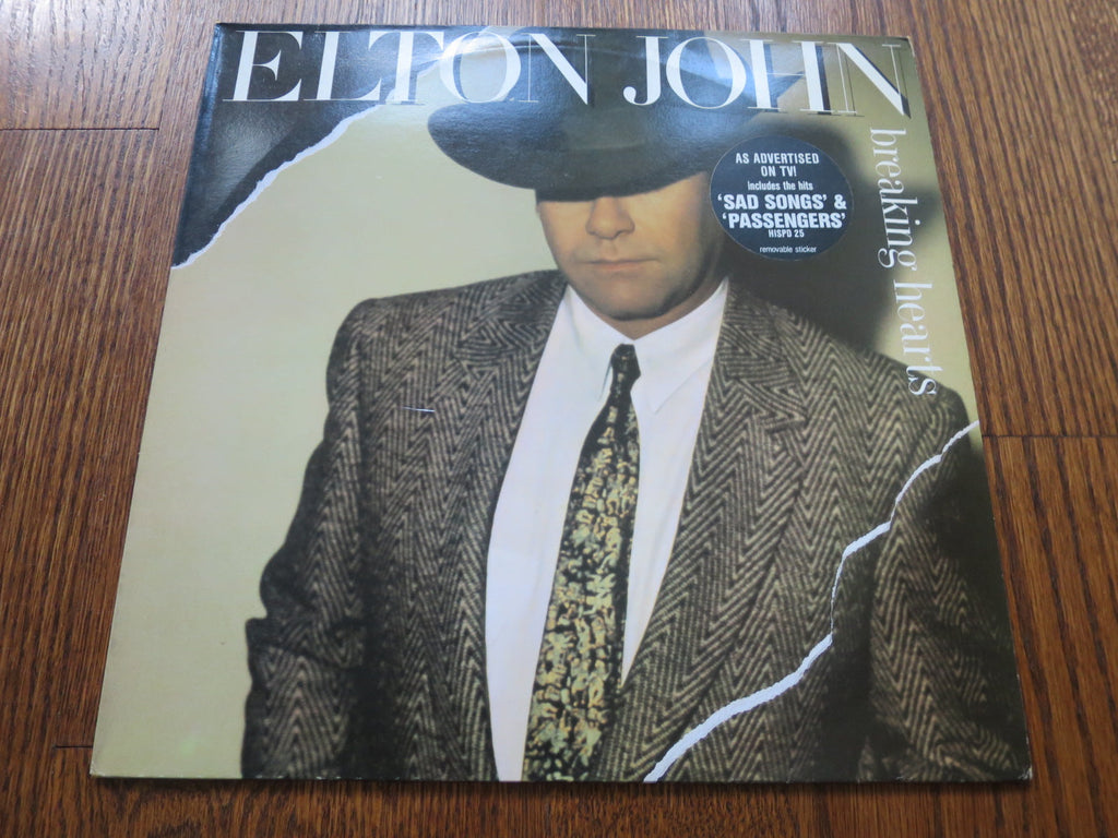 Elton John - Breaking Hearts - LP UK Vinyl Album Record Cover