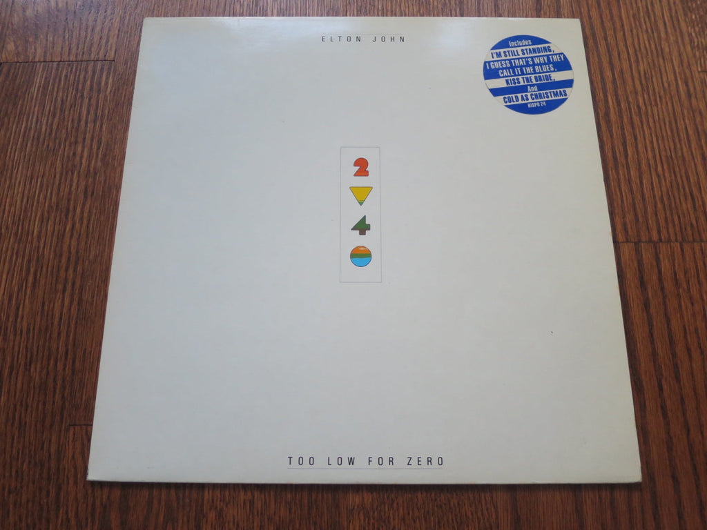 Elton John - Too Low For Zero 5five - LP UK Vinyl Album Record Cover