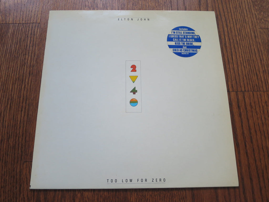 Elton John - Too Low For Zero 4four - LP UK Vinyl Album Record Cover