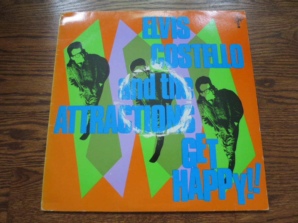 Elvis Costello And The Attractions - Get Happy!! - LP UK Vinyl Album Record Cover