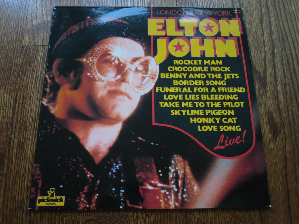 Elton John - London & New York 2two - LP UK Vinyl Album Record Cover