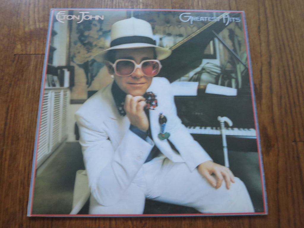 Elton John - Greatest Hits 4four - LP UK Vinyl Album Record Cover