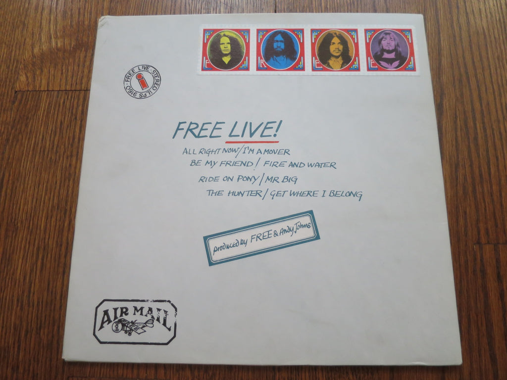 Free - Free Live! 2two - LP UK Vinyl Album Record Cover