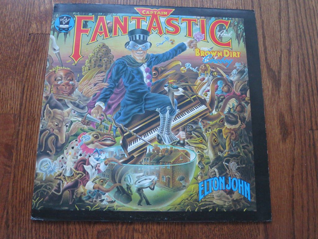 Elton John - Captain Fantastic and the Brown Dirt Cowboy 3three - LP UK Vinyl Album Record Cover