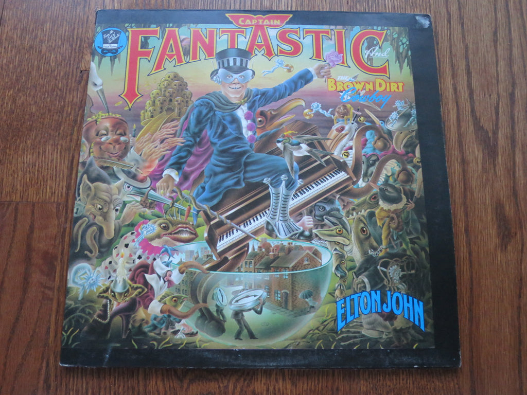 Elton John - Captain Fantastic and the Brown Dirt Cowboy 2two - LP UK Vinyl Album Record Cover