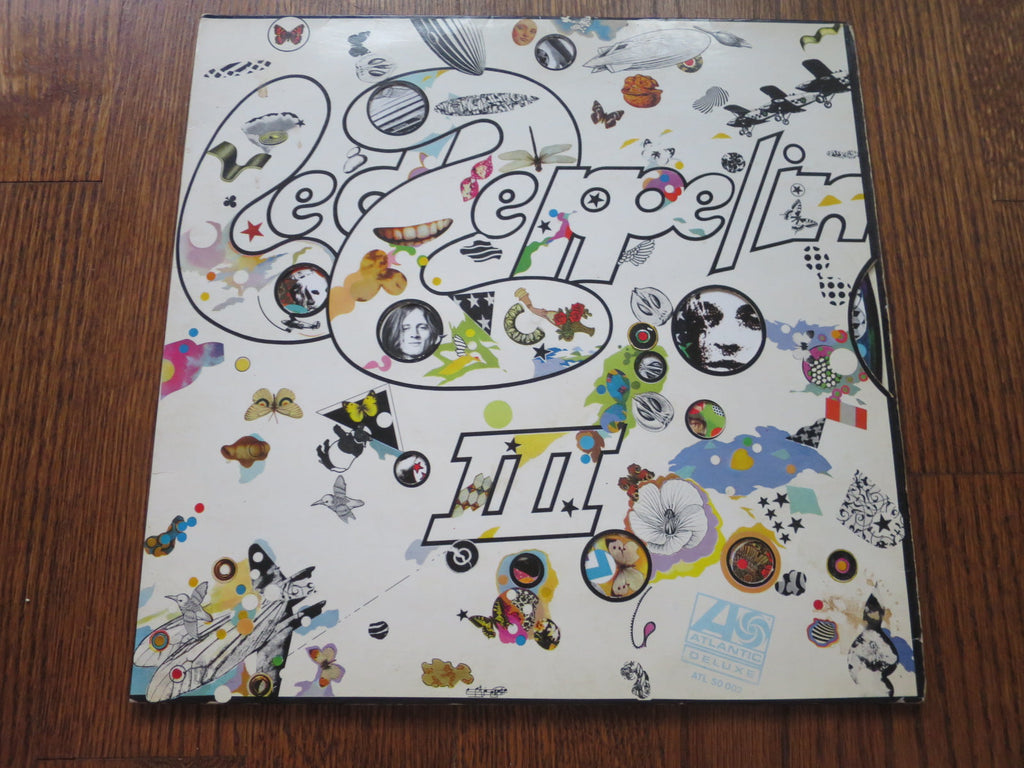 Led Zeppelin - III (1980s) 3three - LP UK Vinyl Album Record Cover