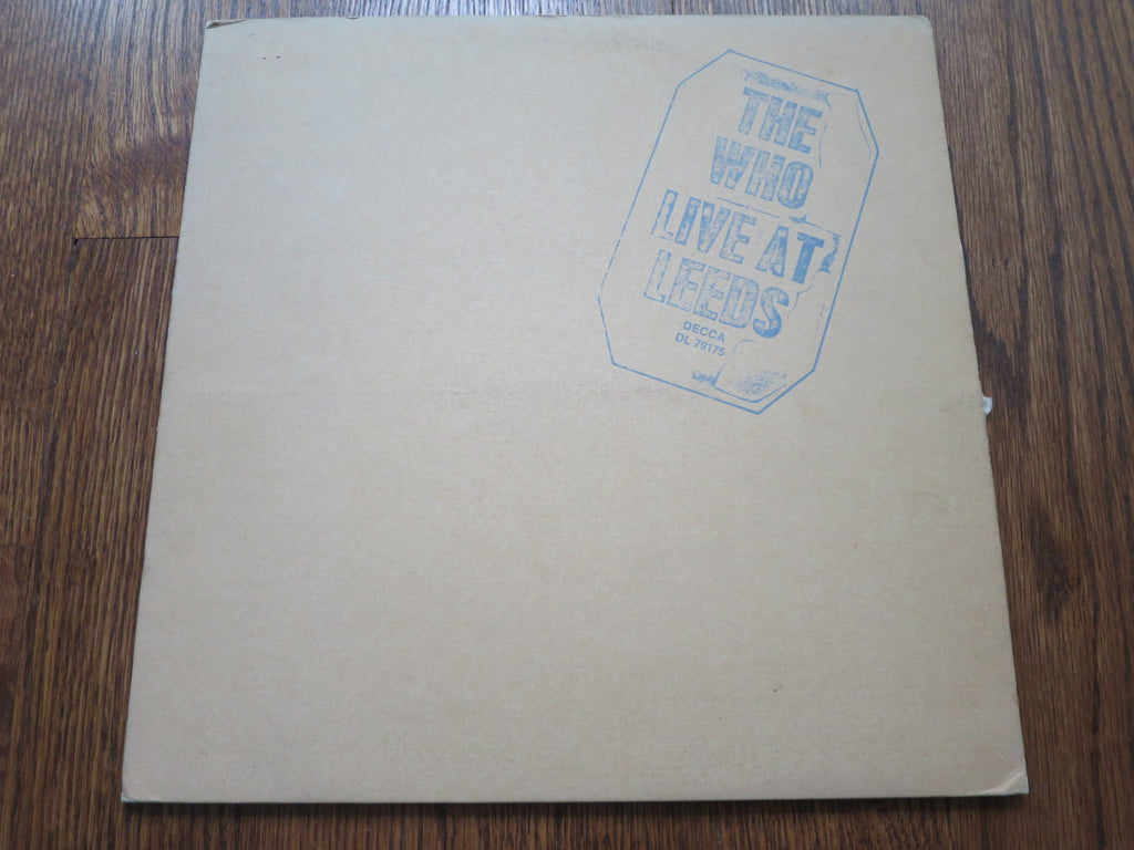 The Who - Live At Leeds 2two - LP UK Vinyl Album Record Cover