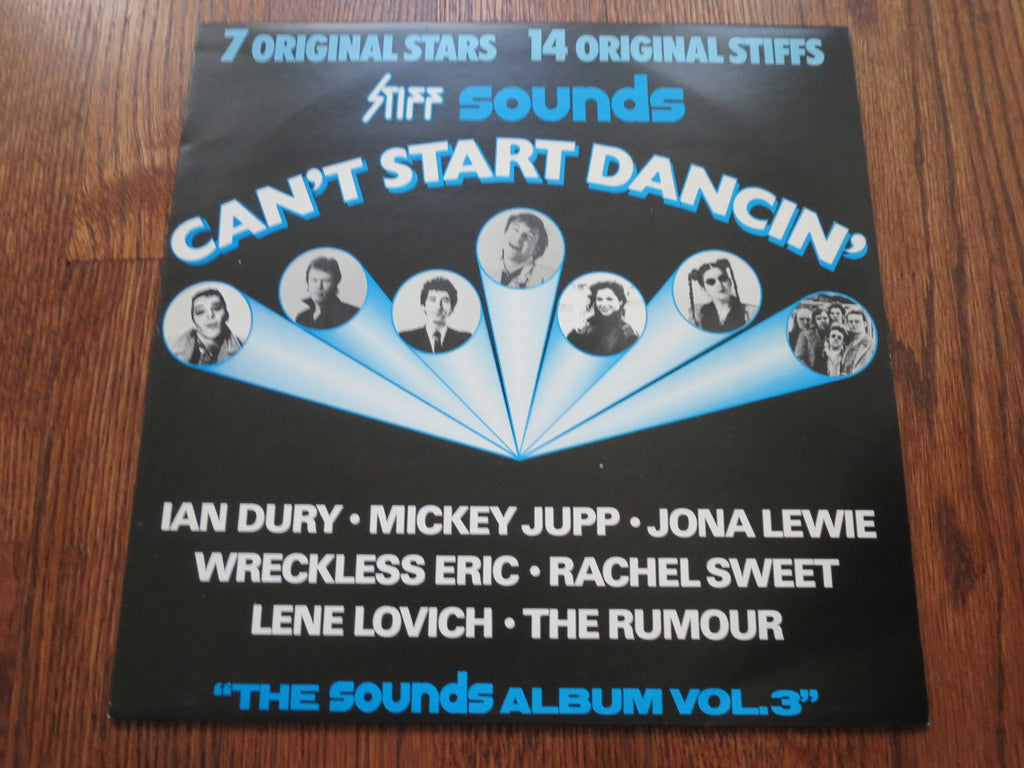 Various Artists - Stiff Sounds - Can't Start Dancin' - LP UK Vinyl Album Record Cover