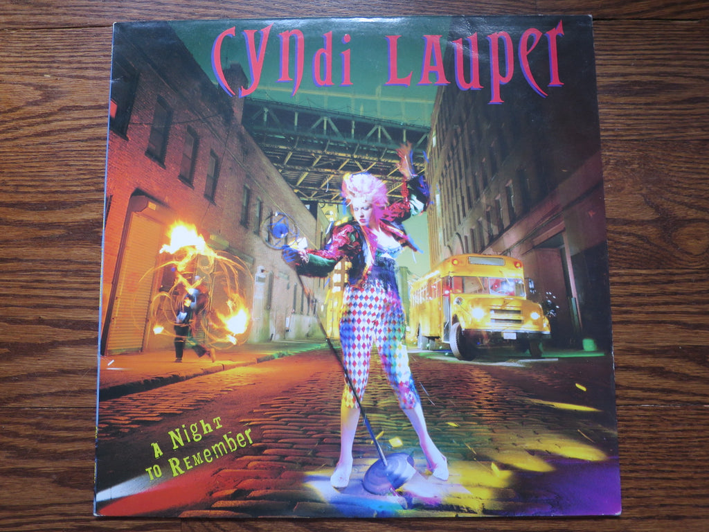 Cyndi Lauper - A Night To Remember - LP UK Vinyl Album Record Cover