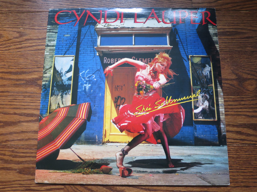 Cyndi Lauper - She's So Unusual - LP UK Vinyl Album Record Cover