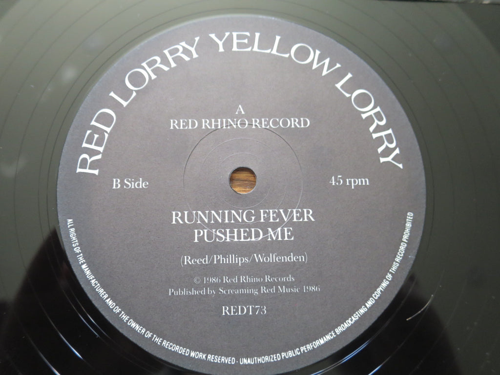 Red Lorry Yellow Lorry - Cut Down - LP UK Vinyl Album Record Label Closeup
