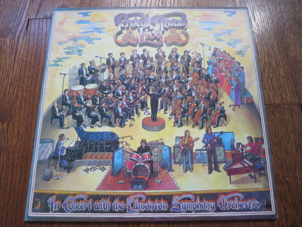 Procol Harum - Live in Concert with the Edmonton Symphony - LP UK Vinyl Album Record Cover