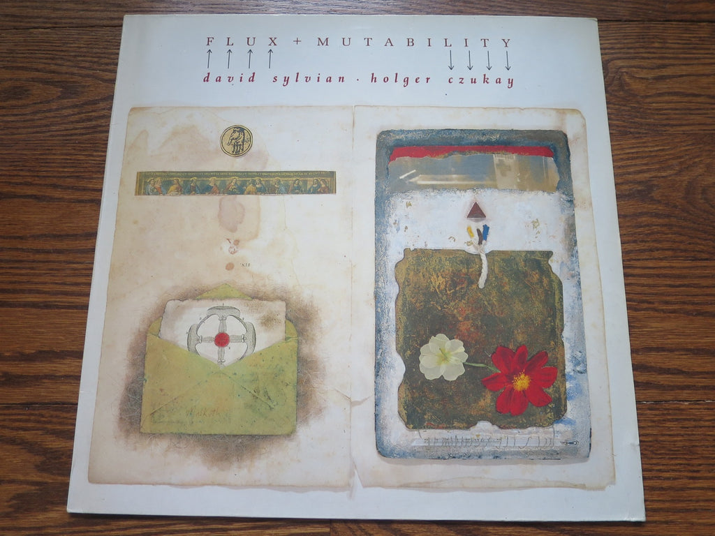David Sylvian & Holger Czukay - Flux + Mutability - LP UK Vinyl Album Record Cover