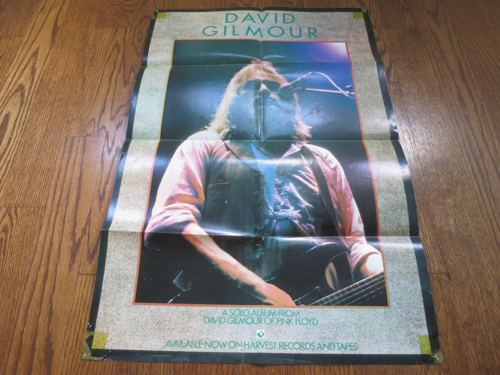 David Gilmour - 1978 poster - LP UK Vinyl Album Record Cover