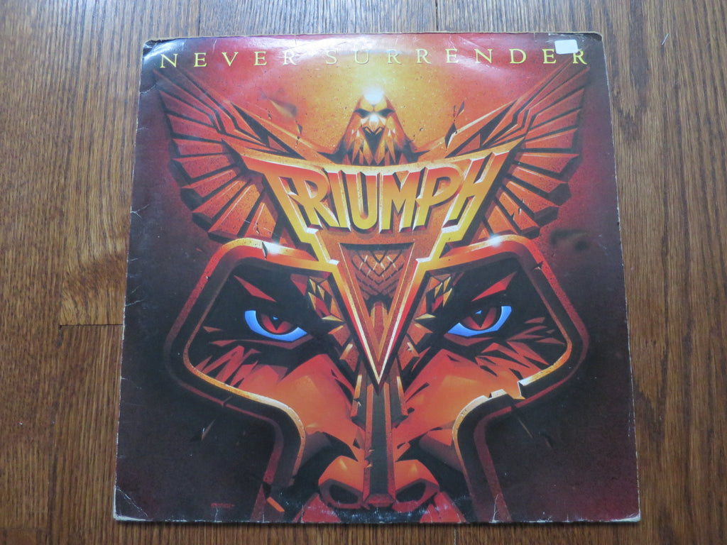 Triumph - Never Surrender - LP UK Vinyl Album Record Cover