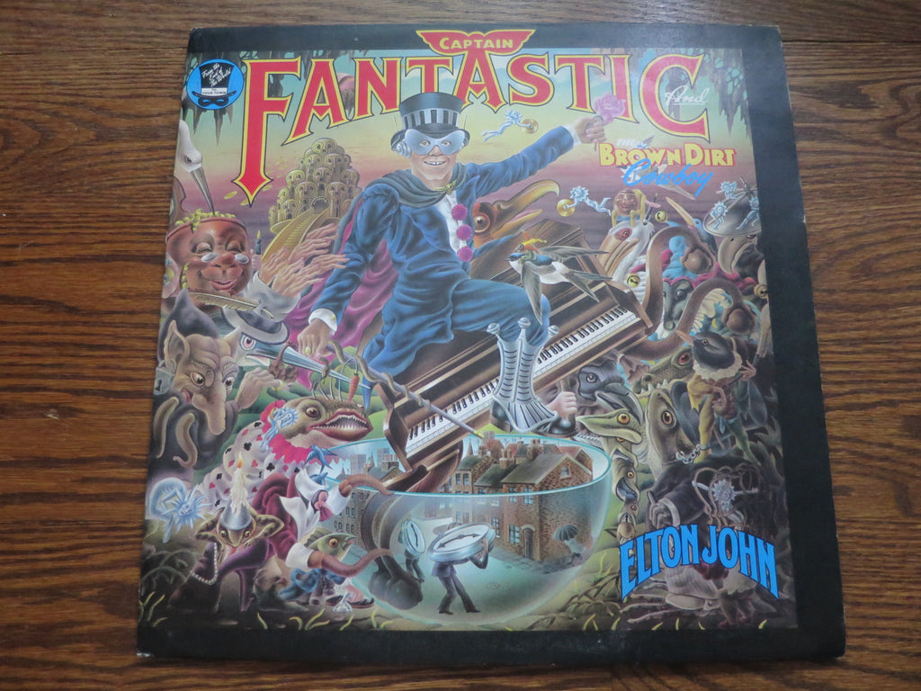 Elton John - Captain Fantastic And The Brown Dirt Cowboy - LP UK Vinyl Album Record Cover
