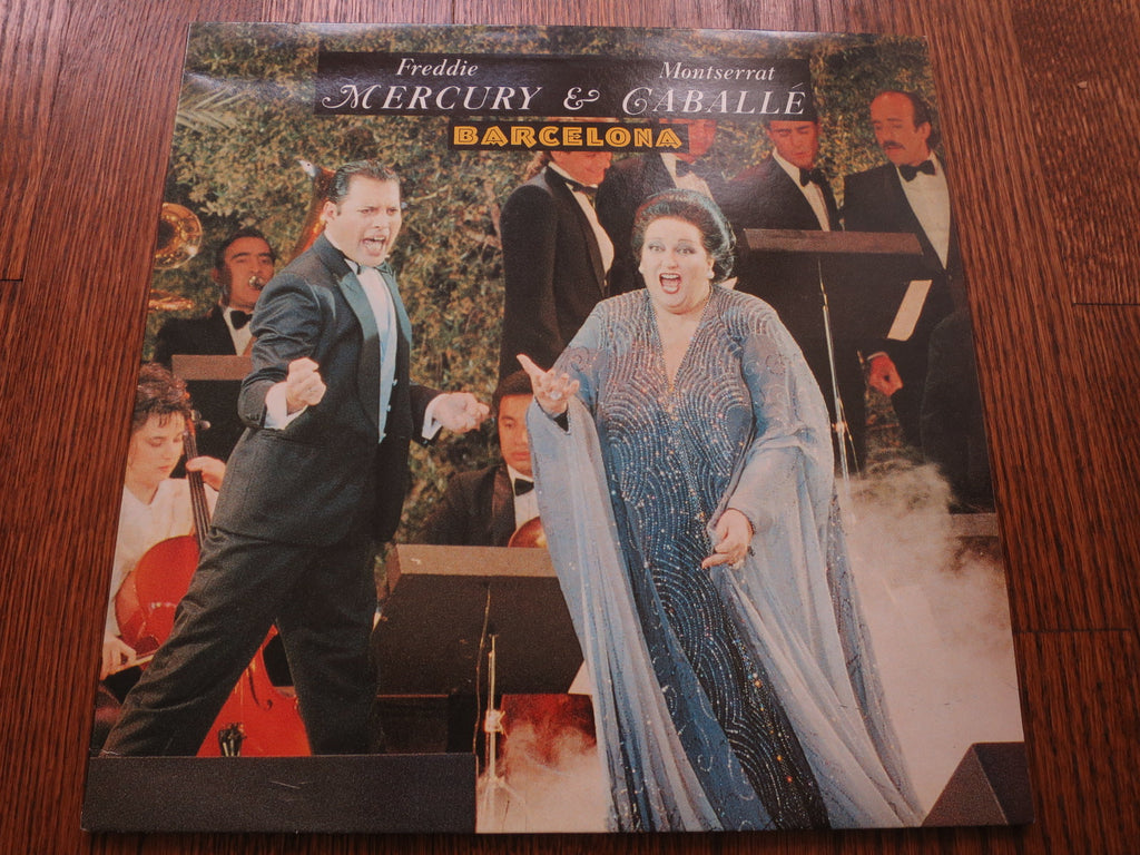 Freddie Mercury & Monserrat Caballe - Barcelona 12" - LP UK Vinyl Album Record Cover