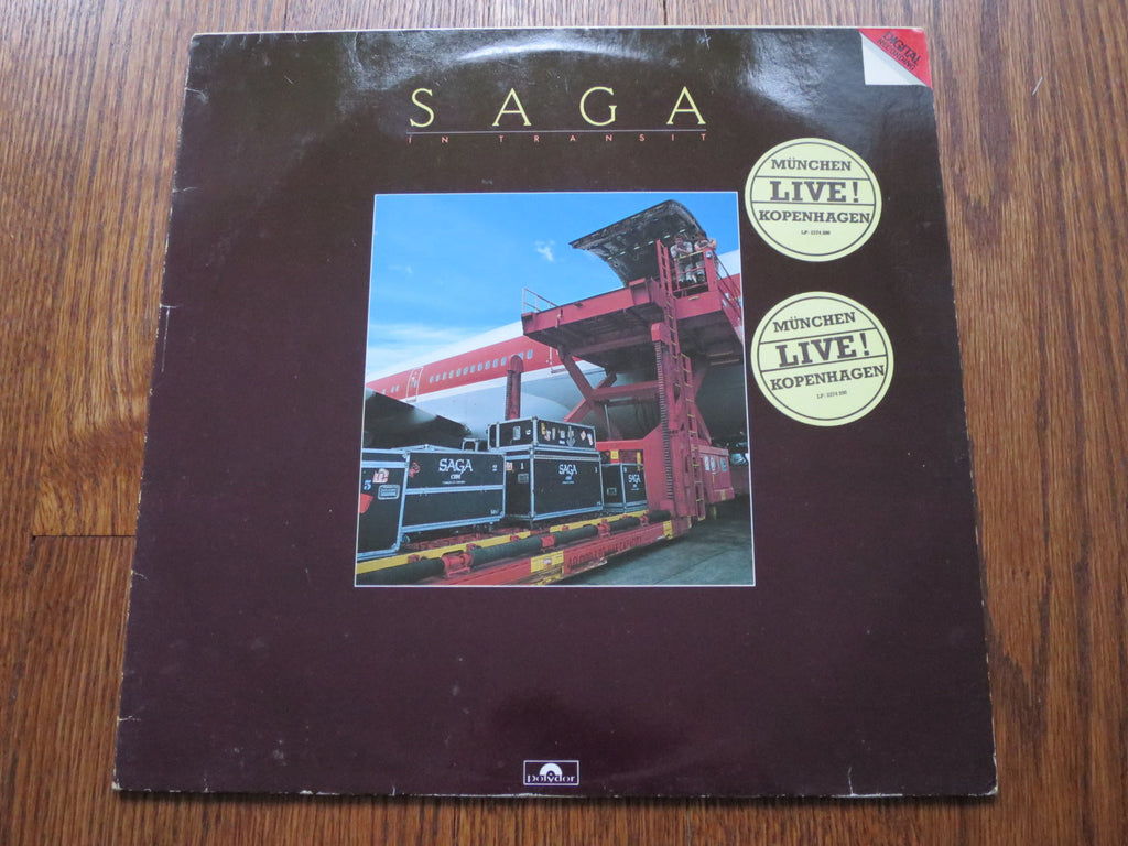 Saga - In Transit - LP UK Vinyl Album Record Cover