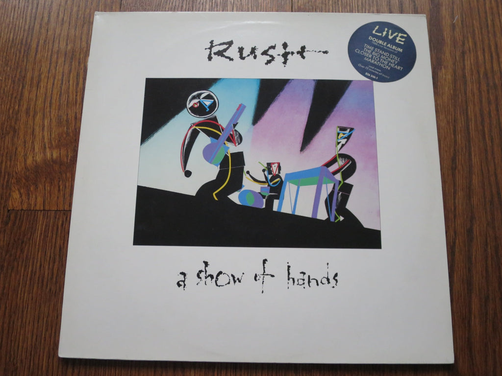 Rush - A Show Of Hands - LP UK Vinyl Album Record Cover
