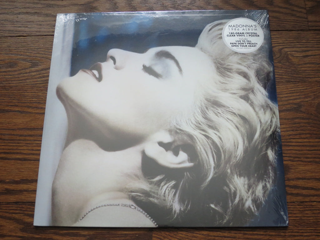 Madonna - True Blue (clear vinyl reissue) - LP UK Vinyl Album Record Cover