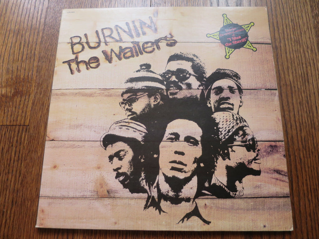 The Wailers - Burnin' - LP UK Vinyl Album Record Cover