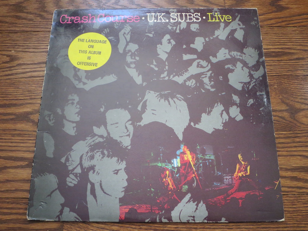 U.K. Subs - Crash Course - Live 2two - LP UK Vinyl Album Record Cover