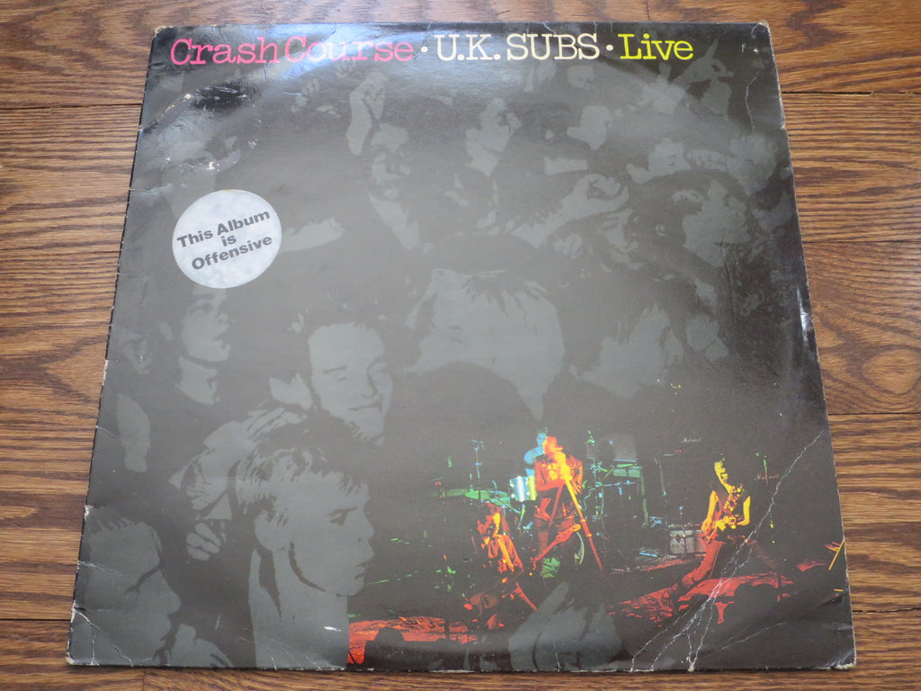U.K. Subs - Crash Course - Live purple vinyl - LP UK Vinyl Album Record Cover