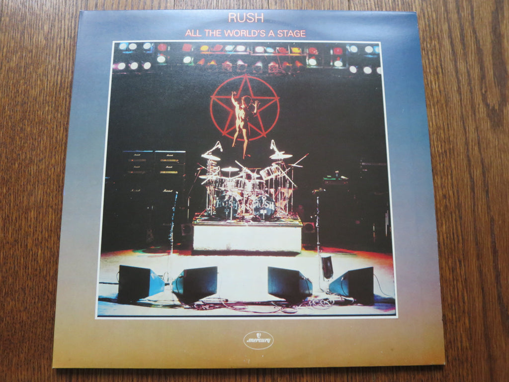 Rush - All The World's A Stage - LP UK Vinyl Album Record Cover