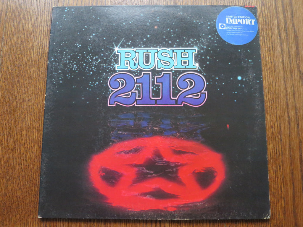 Rush - 2112 3three - LP UK Vinyl Album Record Cover