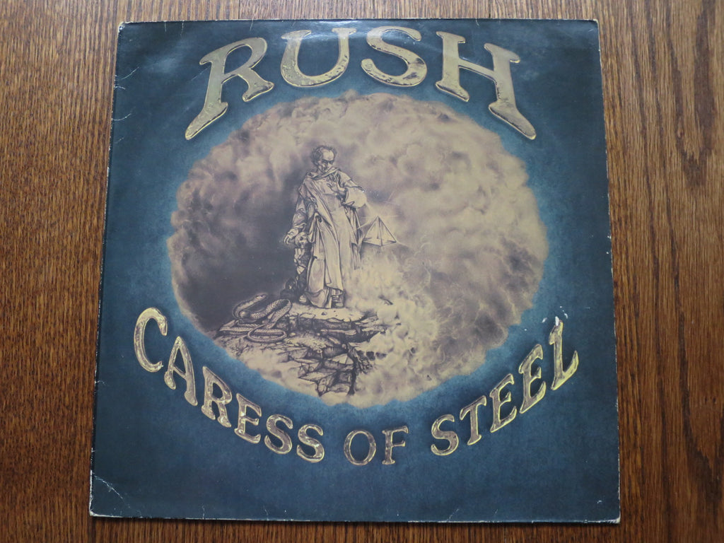 Rush - Caress Of Steel (reissue) - LP UK Vinyl Album Record Cover