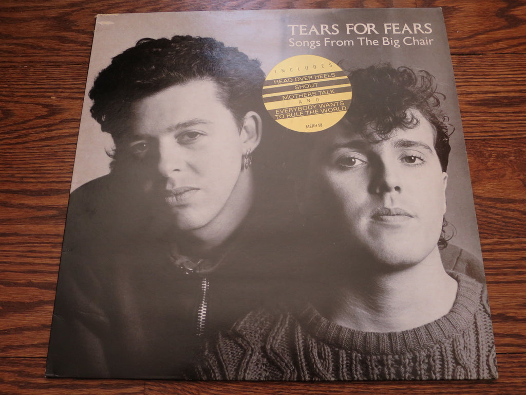 Tears For Fears - Songs From The Big Chair 3three - LP UK Vinyl Album Record Cover