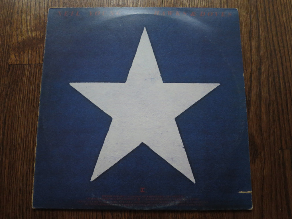 Neil Young - Hawks & Doves 3three - LP UK Vinyl Album Record Cover