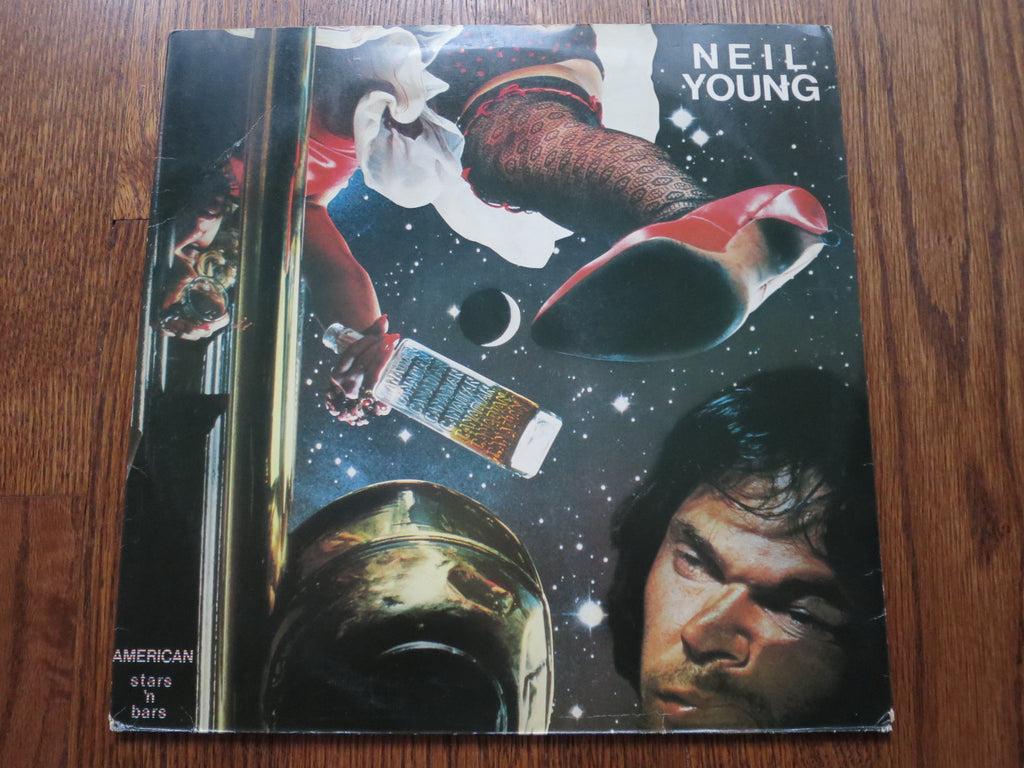 Neil Young - Amercian Stars 'n Bars - LP UK Vinyl Album Record Cover
