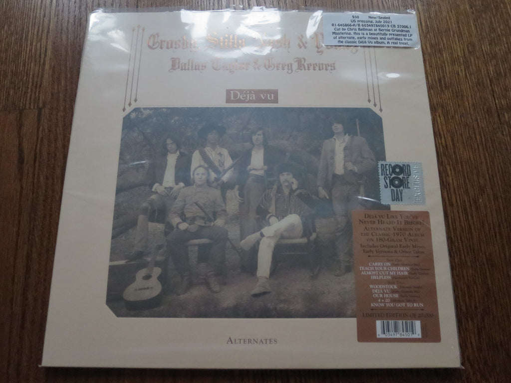 Neil Young - Déjà Vu Alternates - LP UK Vinyl Album Record Cover