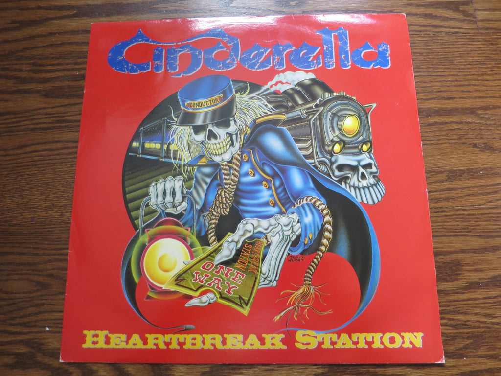 Cinderella - Heartbreak Station 12" - LP UK Vinyl Album Record Cover