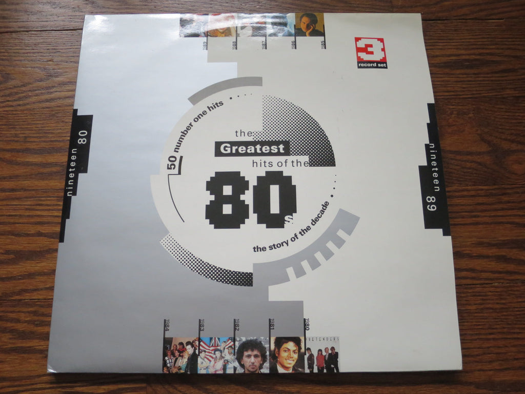 Various Artists - The Greatest Hits Of The 80s - LP UK Vinyl Album Record Cover