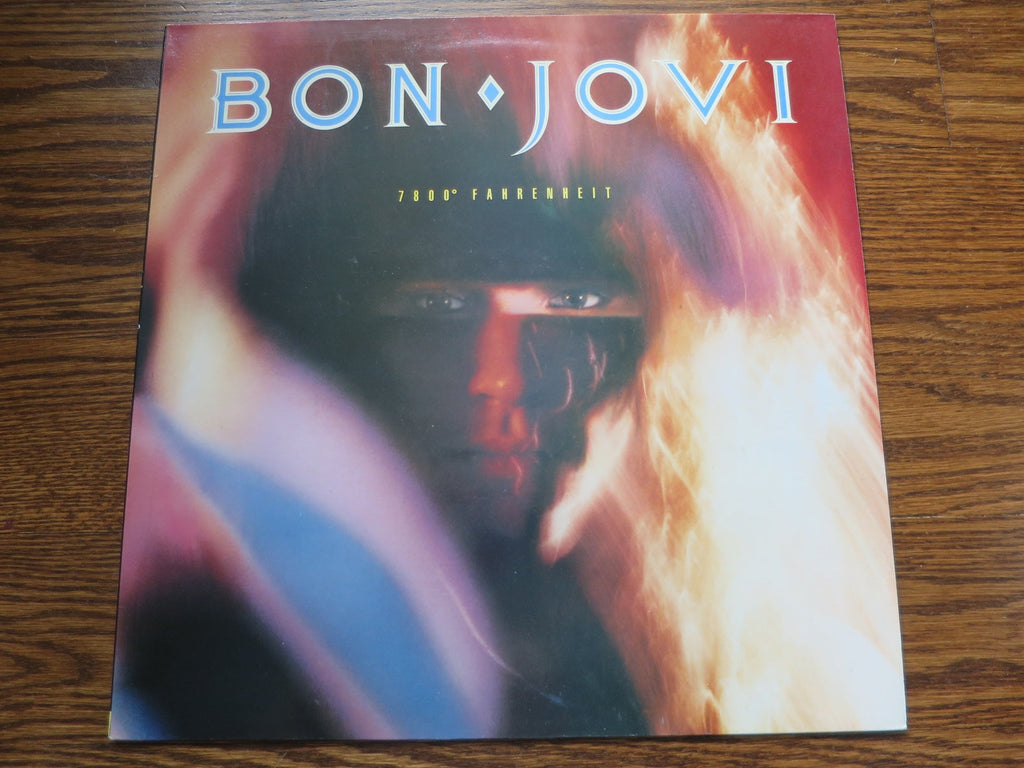 Bon Jovi - 7800° Fahrenheit - LP UK Vinyl Album Record Cover