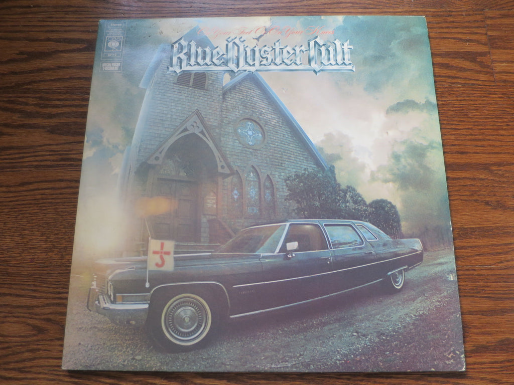Blue Oyster Cult - On Your Feet Or On Your Knees - LP UK Vinyl Album Record Cover