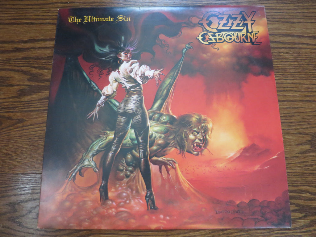 Ozzy Osbourne - The Ultimate Sin - LP UK Vinyl Album Record Cover