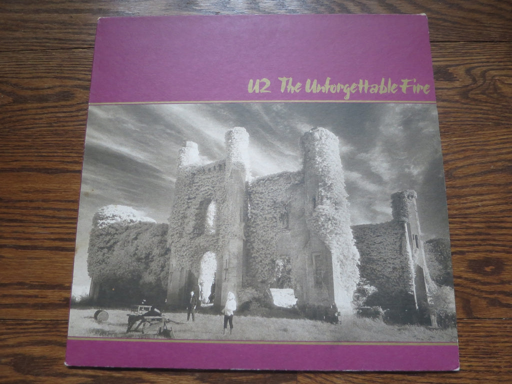 U2 - The Unforgettable Fire - LP UK Vinyl Album Record Cover