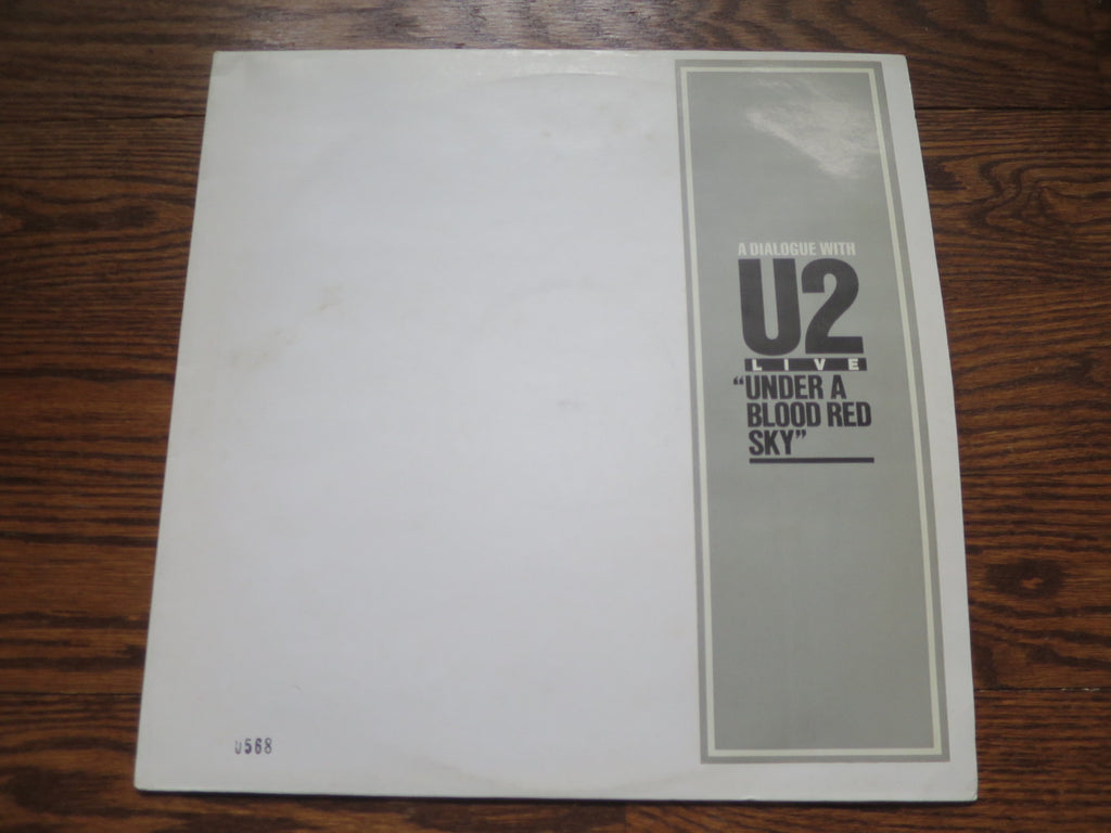 U2 - A Dialogue with U2 - Live Under A Blood Red Sky (promo LP) - LP UK Vinyl Album Record Cover