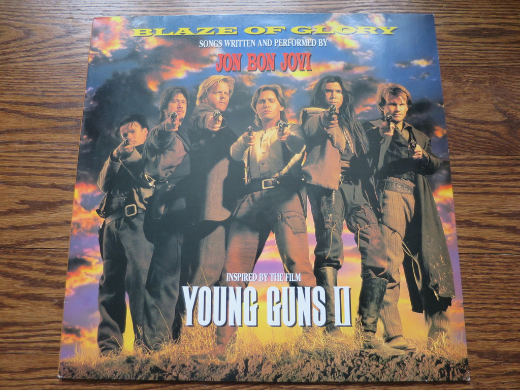 Jon Bon Jovi - Blaze Of Glory - LP UK Vinyl Album Record Cover