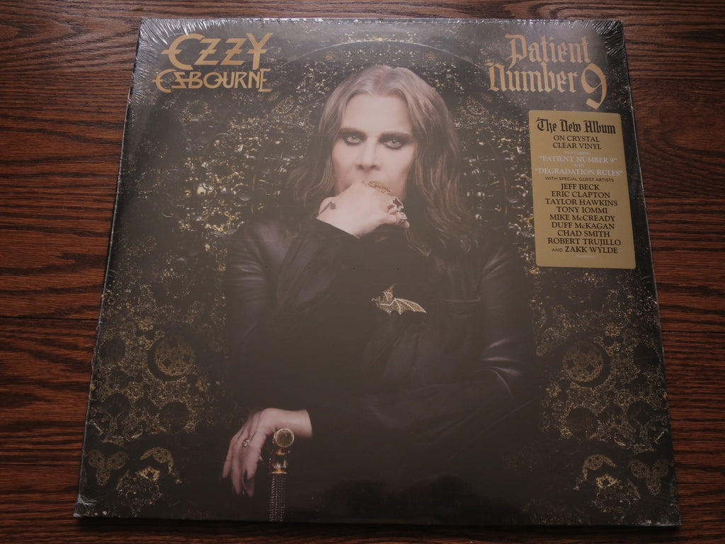 Ozzy Osbourne - Patient Number 9 (clear vinyl) - LP UK Vinyl Album Record Cover