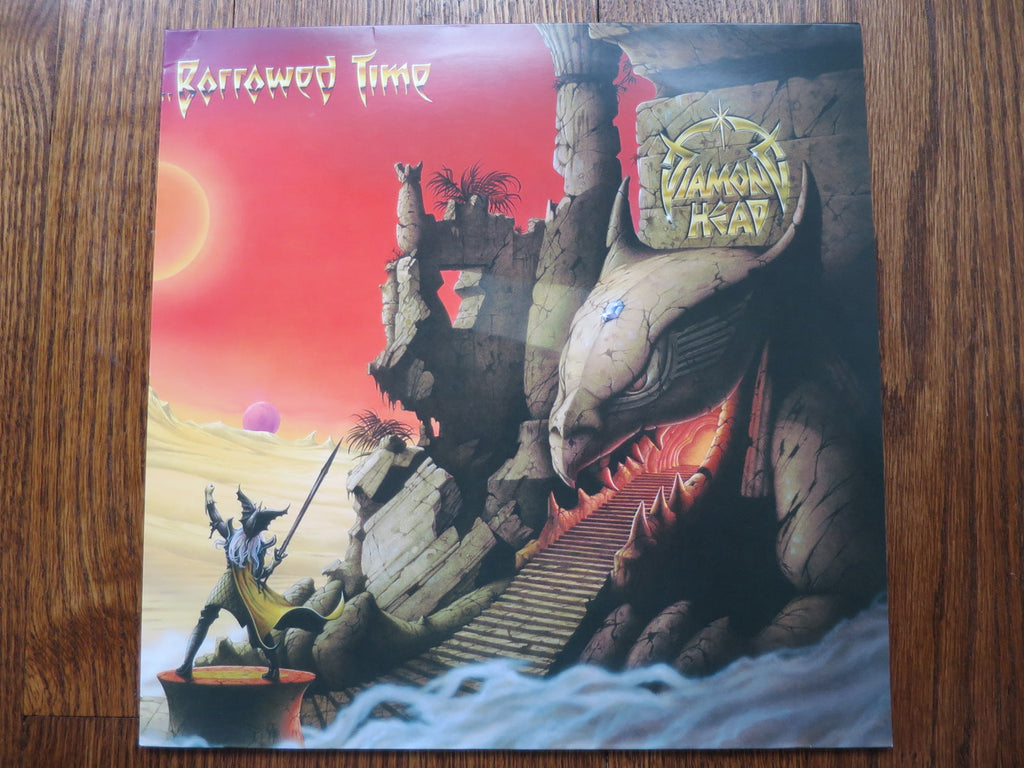 Diamond Head - Borrowed Time (reissue) - LP UK Vinyl Album Record Cover