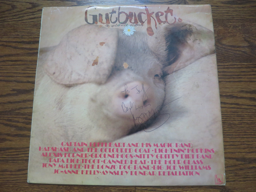 Various Artists - Gutbucket (signed by Tony McPhee of Groundhogs) - LP UK Vinyl Album Record Cover